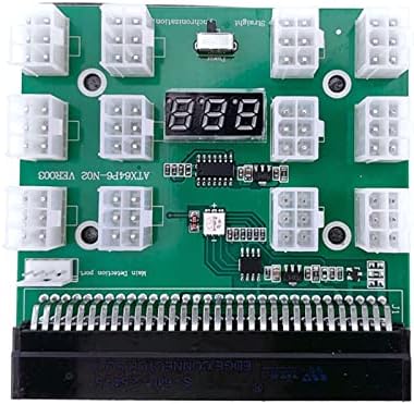 DPS-1200FB A 1200W PSU Power Supply+ Breakout Board + 12pcs 6pin-to-8pin Cables Mining BTC ETH Switching