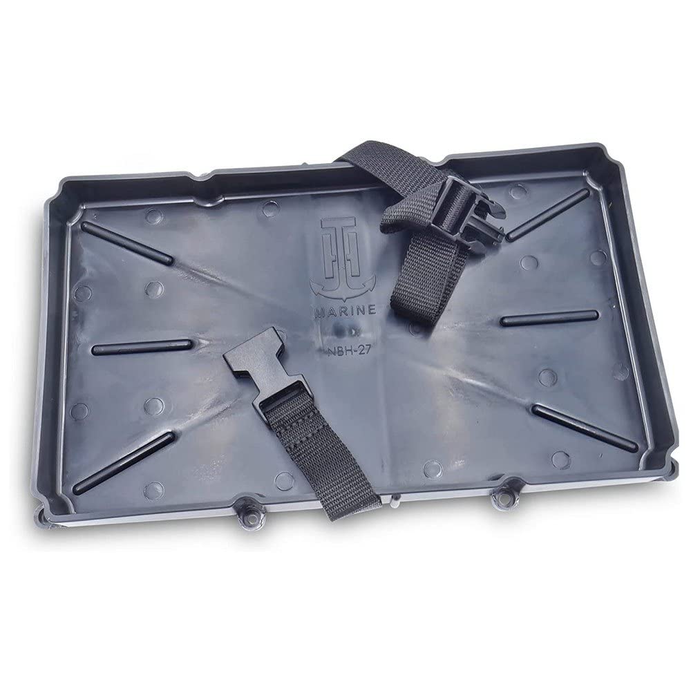 TH Marine NBH-27P-DP TH NBH24PDP Marine Narrow Battery Holder Tray, Series 27