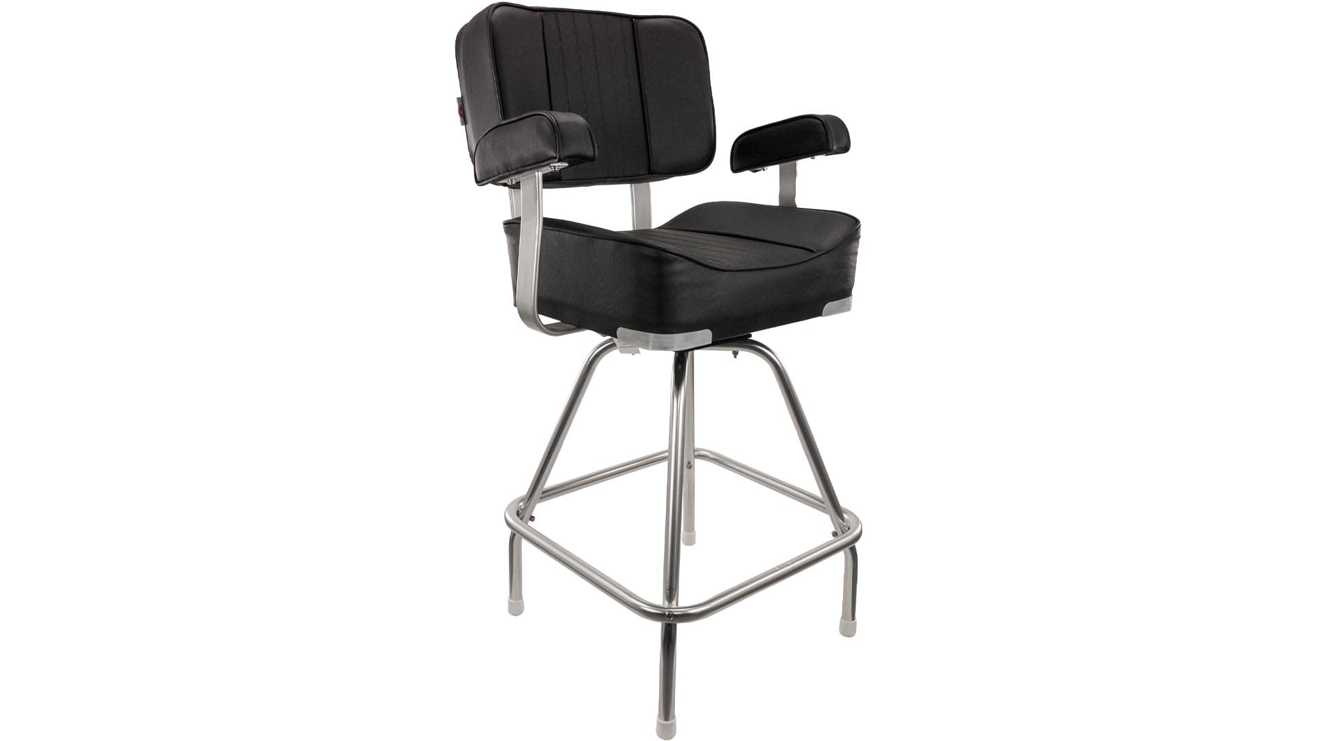 Springfield 1020009 Deluxe Captain's Seat With Stand, Black