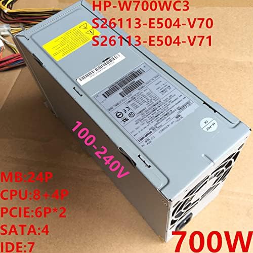 PSU for Siemens Hipro 700W Power Supply HP-W700WC3 S26113-E504-V70 S26113-E504-V71|B09KCNH6Y6