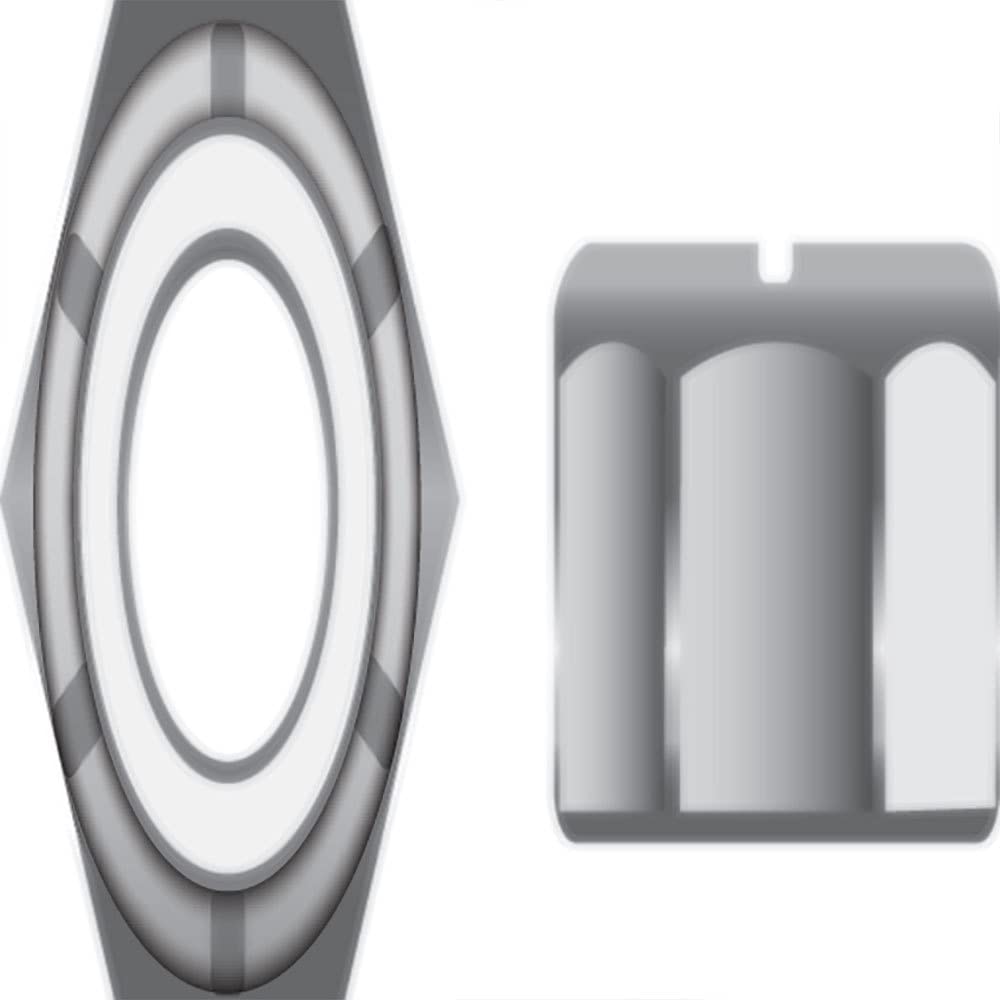 Seachoice MP1332SC Stainless Steel Nylon Insert Locknut, 10-24