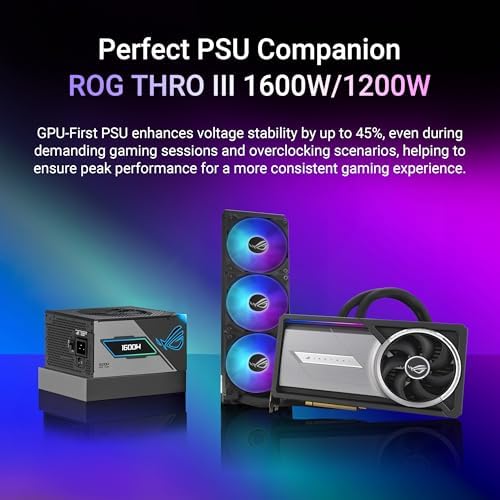 ASUS ROG Astral GeForce RTX 5090 White OC Edition Gaming Graphics Card (PCIe 5.0, 32GB GDDR7, HDMI/DP 2.1, 3.8-slot, 4fan design, Axial-tech fans, patented vapor chamber, Phase-change GPU thermal pad)|B0FJQNQ8M7