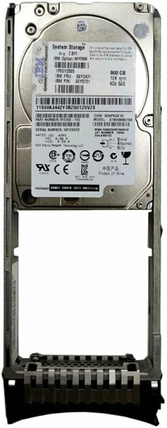 for IBM Storwize V3700 00Y2431 00Y2505 00MJ147 900G 10K SAS 2.5 Hard Drive|B0FQ341S6P