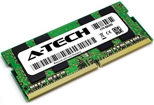 A-Tech 32GB (2x16GB DDR4 2666MHz PC4-21300 (PC4-2666V CL19 SODIMM 1.2V 260-Pin Non-ECC SO-DIMM Laptop Notebook RAM Memory Modules