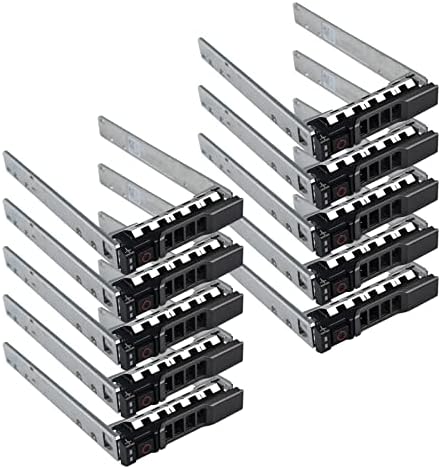 Hard Drive Tray Caddy 2.5 SSD Caddy G176J 0G176J Hard Drive Bracket Compatible with Dell PowerEdge 14/13/12th Generation T440 T640 R730 R730XD R630 T630 T430 R830 R930 R720 R820 R920, 10 Pack|B08VDK69PV