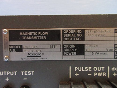 Foxboro E96P-IA Magnetic Flow Transmitter 120V CS-E/FG-A|B01BO80D2G