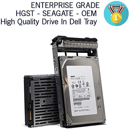 Dell W347K 600GB 15K 16MB 6.0GBps 3.5" Enterprise Class SAS Hard Drive in Poweredge R Series Tray (Renewed)|B07C59L5HL