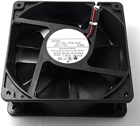 4715KL-05W-B30 12CM 12012038 24V 0.4A 2wire Dual Ball Converter Fan|B07B3VPJMR