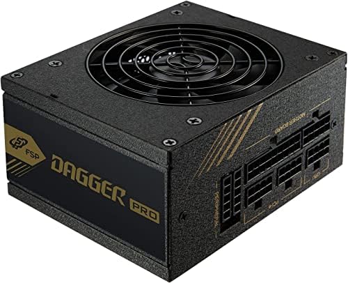 FSP Dagger Pro 650W SFX Power Supply, 80 Plus Gold, Full Modular (SDA2-650)|B07SYSLZDR