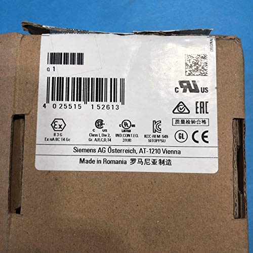 Siemens Sitop 6EP1332-5BA00 Dc Power Supply, 24Vdc, 2.5A, 50/60Hz