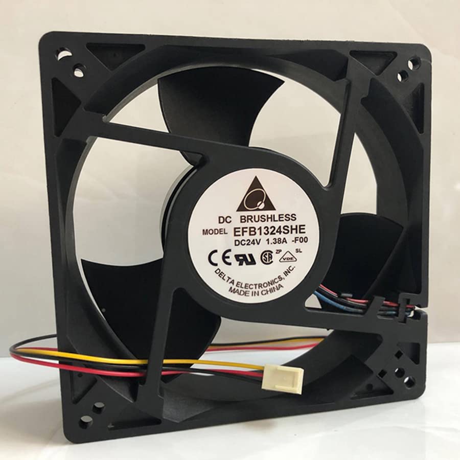 Delta EFB1324SHE 24V 1.38A 127 * 127 * 38MM high air Volume axial Flow Inverter Fan