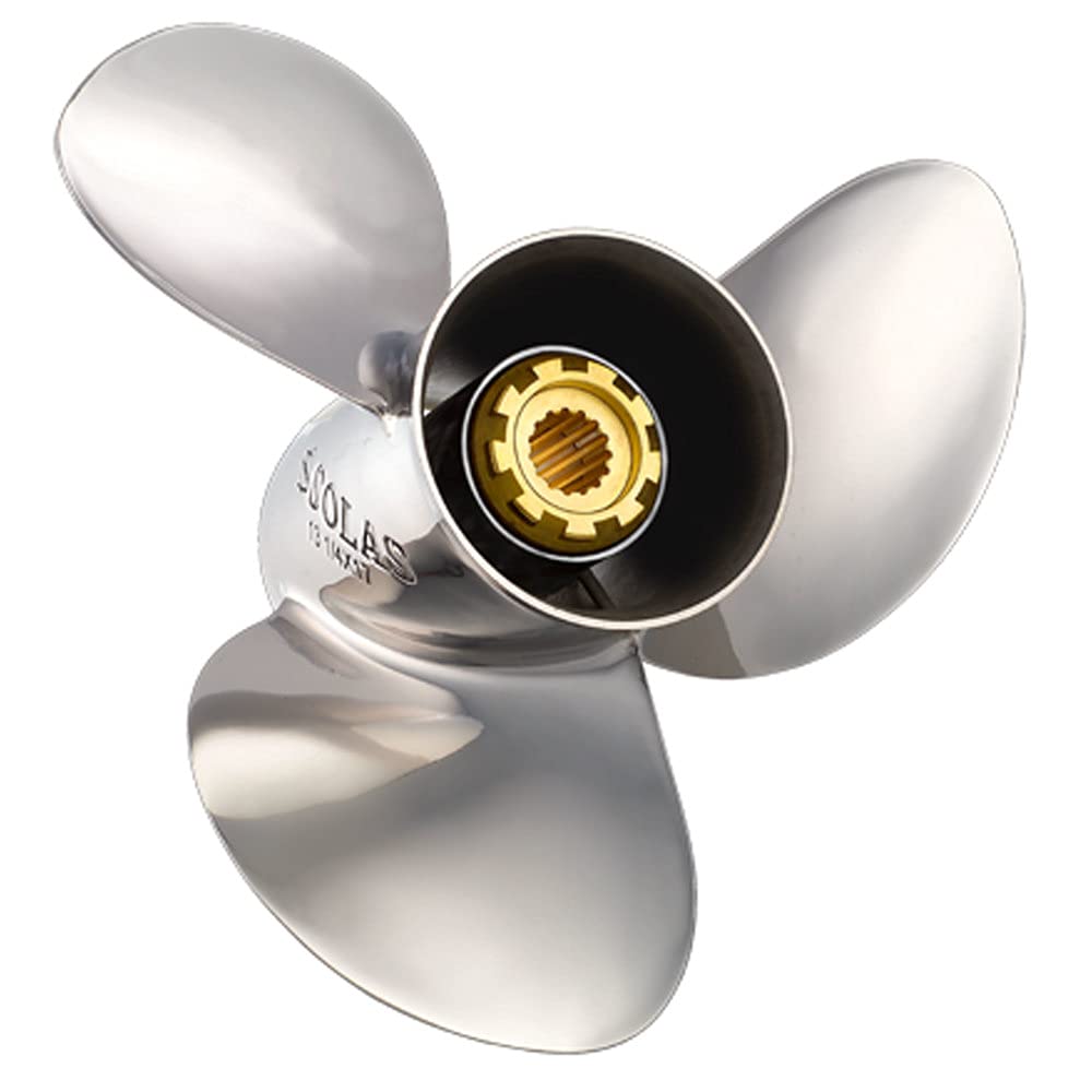 Solas Propeller 3231-105-11 Solas New Saturn SS 3-Blade Propeller for Mercury