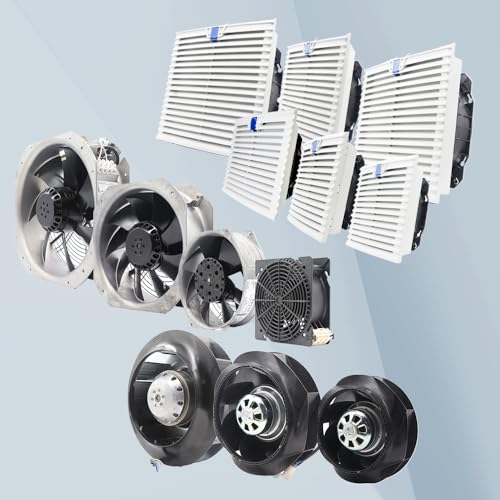 K2E200-AH20-05 eBm Papst 200mm AC Axial Fan K2E200AH2005 0.37A 230V 70-86W High Airflow Filter Unit Axial Cooling Fans, 2700-3100 RPM Industrial Cooling Fan for Cabinet SK3243.100