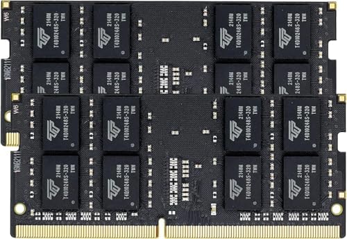Timetec 16GB DDR4 3200MHz (or 2933MHz or 2666MHz PC4-25600 Non-ECC Unbuffered 1.2V CL22 2Rx8 Dual Rank 260 Pin SODIMM Laptop Notebook PC Computer Memory RAM Module Upgrade