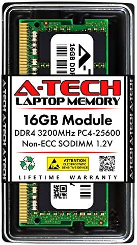 A-Tech 32GB RAM for QNAP TVS-h874 NAS | DDR4 3200MHz PC4-25600 SODIMM 2Rx8 1.2V 260-Pin Non-ECC SO-DIMM Memory Upgrade|B0CF44DK9T
