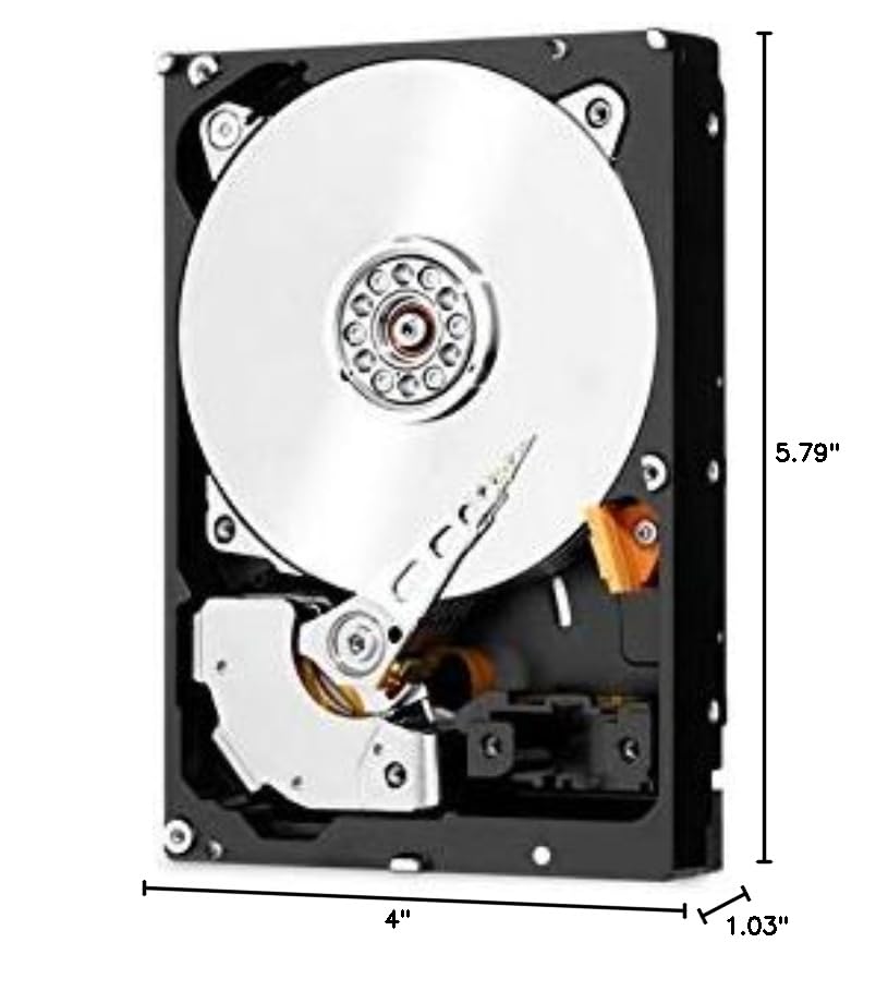 Western Digital 12TB WD Red Pro NAS Internal Hard Drive HDD - 7200 RPM, SATA 6 Gb/s, CMR, 256 MB Cache, 3.5" - WD121KFBX