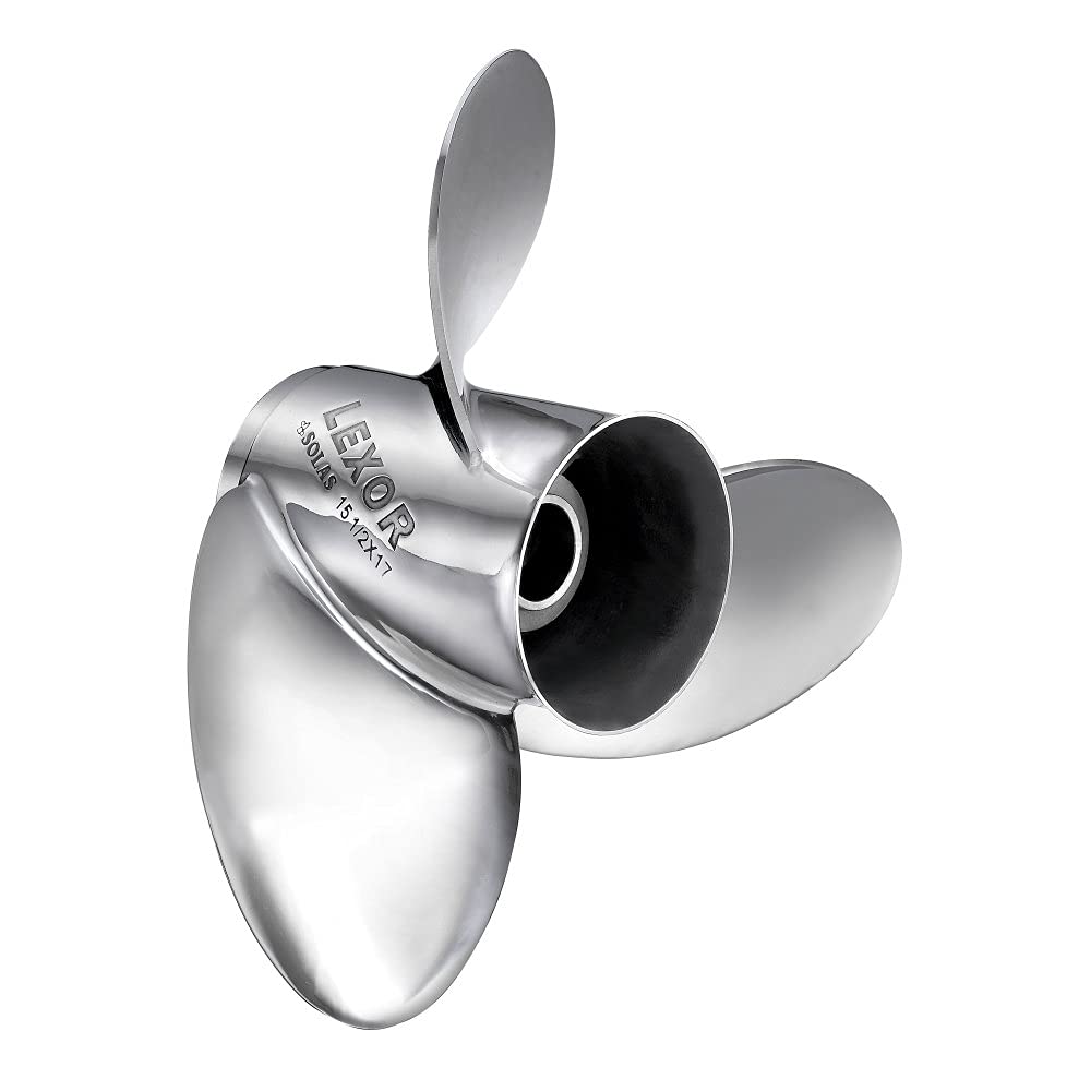 Solas Propeller 9571-153-19 Solas Rubex L3 SS Interchangeable Hub 3-Blade, Propeller