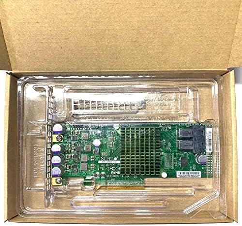 SAS3008 AOC-S3008L-L8E 9300-8I IT-Mode HBA JBOD PCI-E 3.0 SATA/SAS 8-Port SAS3 12Gb/s ZFS FreeNAS unRAID+2* SFF-8643 SATA Cable