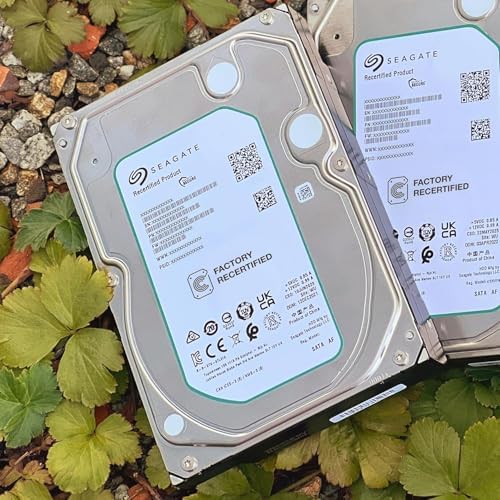Seagate Exos X24 24TB Enterprise Hard Drive HDD SATA 6Gb/s 512MB Cache 7200 RPM 512e CMR Helium Sealed 3.5in Hard Drive ST24000NM000H (Renewed