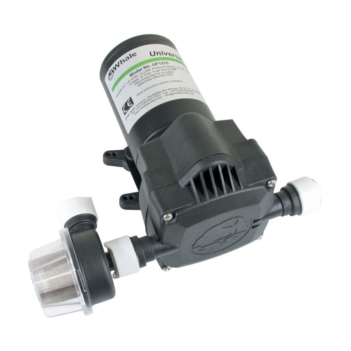 Whale UF1215 Universal Pressure Pump, 3.2 GPM, 12V