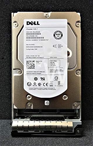 Dell 600gb 15k 3.5" SAS6 Hard Drive - SAS - 15000 RPM - 16 MB Buffer - 1 Pack - W347K|B00TP65X3E