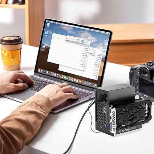 External GPU Dock Station, Mini eGPU Enclosure Only Compatible with Thunderbolt 3/4,USB4 40Gbps Graphics Card Dock Compatible with NVIDIA/AMD PCIe, PD 85W, Daisy Chain, DC/ATX/SFX/Flex Support