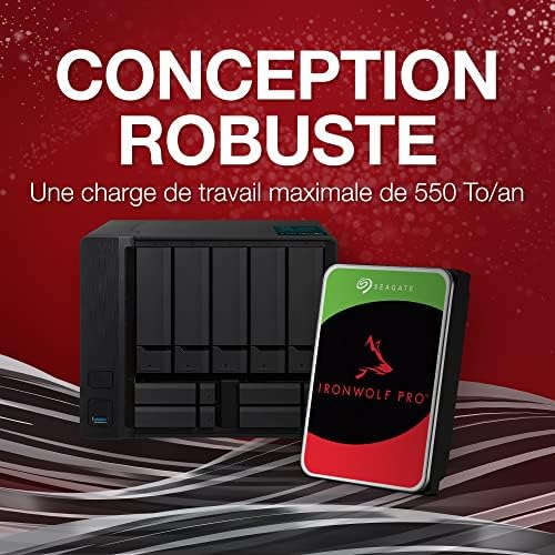 Seagate IronWolf Pro 18TB NAS HDD, ST18000NE000 SATA 6Gb/s 3.5" (Renewed