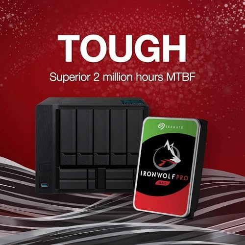 Seagate IronWolf Pro 16TB NAS – 3.5 Inch SATA 6GB/S 7200 RPM 256MB Cache for Raid Network Attached Storage (ST16000NE000 Internal Hard Drive