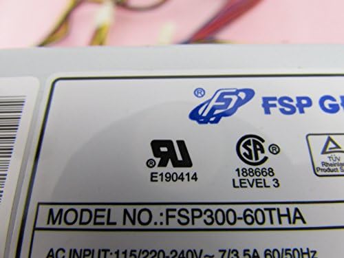 FSP Group FSP300-60THA 300W 300 Watt 24Pin 4Pin Power Supply P/N: 9PA3007715|B00N379LSO
