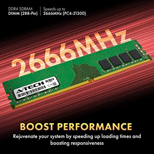 A-Tech 16GB (2x8GB) DDR4 2666 MHz UDIMM PC4-21300 (PC4-2666V) CL19 DIMM Non-ECC Desktop RAM Memory Modules|B07KGMC6QQ