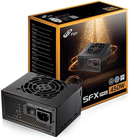 FSP Mini ITX Solution 450W / SFX 12V / Micro ATX 80 Plus Bronze Certified Non-Modular Power Supply (FSP450-50SAC)|B07T2G4XWQ