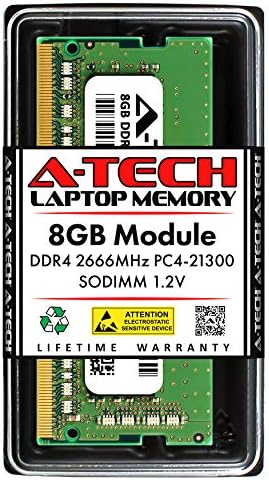 A-Tech 32GB (2x16GB DDR4 2666MHz PC4-21300 (PC4-2666V CL19 SODIMM 1.2V 260-Pin Non-ECC SO-DIMM Laptop Notebook RAM Memory Modules