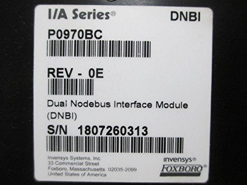 Foxboro I/A Series P0970BC DNBI Dual Mode Bus Interface Module PLC Rev-0E|B00J2H6182