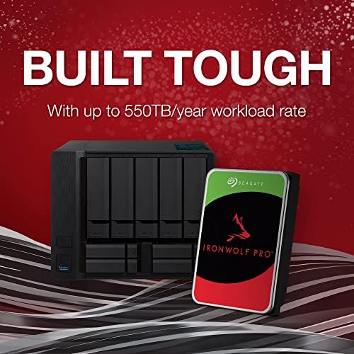 Seagate IronWolf 8TB NAS Internal Hard Drive HDD – 3.5 Inch SATA 6Gb/s 7200 RPM 256MB Cache for RAID Network Attached Storage – Frustration Free Packaging (ST8000VNZ04/N004