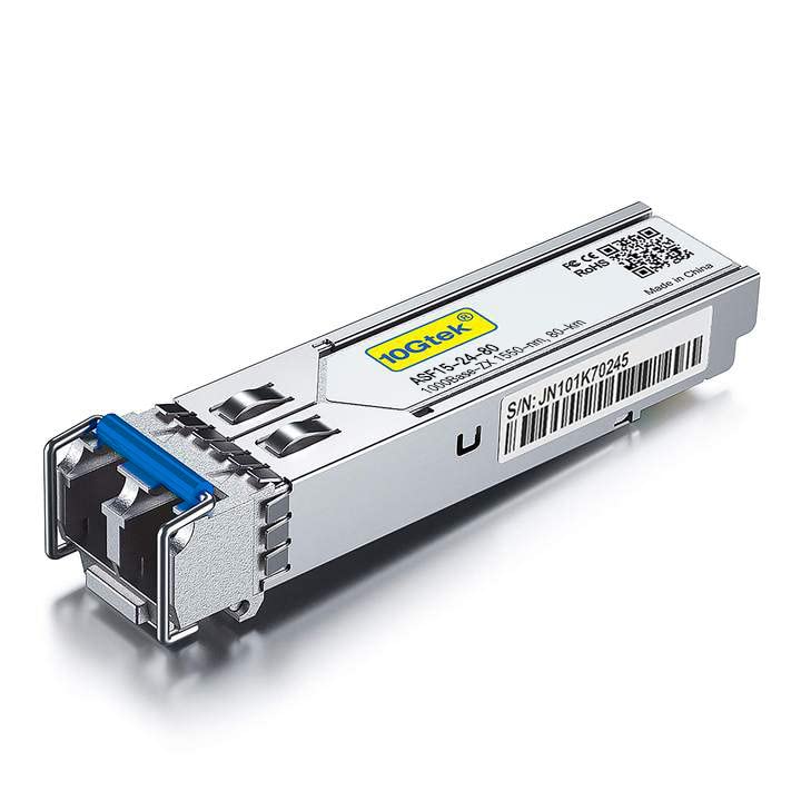 10Gtek 1.25G SFP Transceiver 1000Base-LX, 1310nm SMF SingleMode Fiber Optic Module, up to 10 km, for Cisco GLC-LH-SMD, Meraki MA-SFP-1GB-LX10, Ubiquiti UniFi, Fortinet, Mikrotik, TP-Link, Pack of 2|B08BP6MX14
