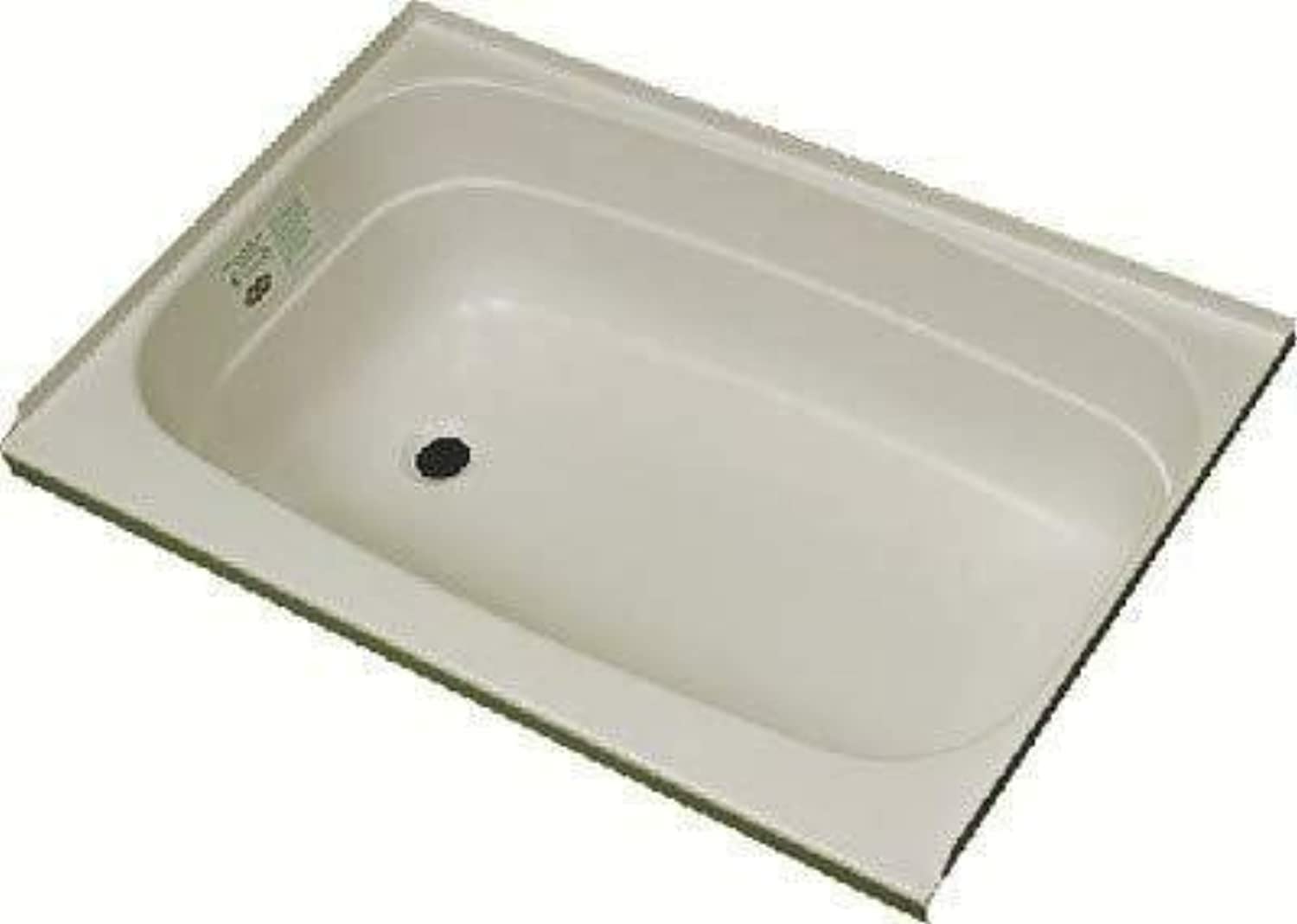 Specialty Recreation BT2440PL Left Drain Bathtub, 24" x 40", Parchment