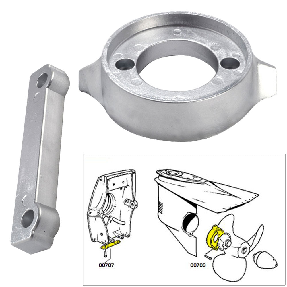 Tecnoseal Anode Kit w/Hardware - Volvo 280
