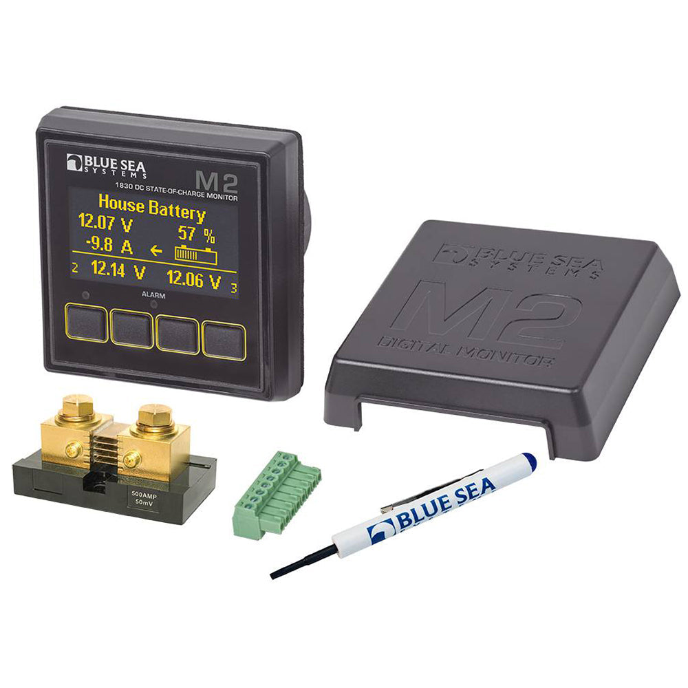 Blue Sea 1830 Monitor M2 OLED DC Multimeter w/ SOC