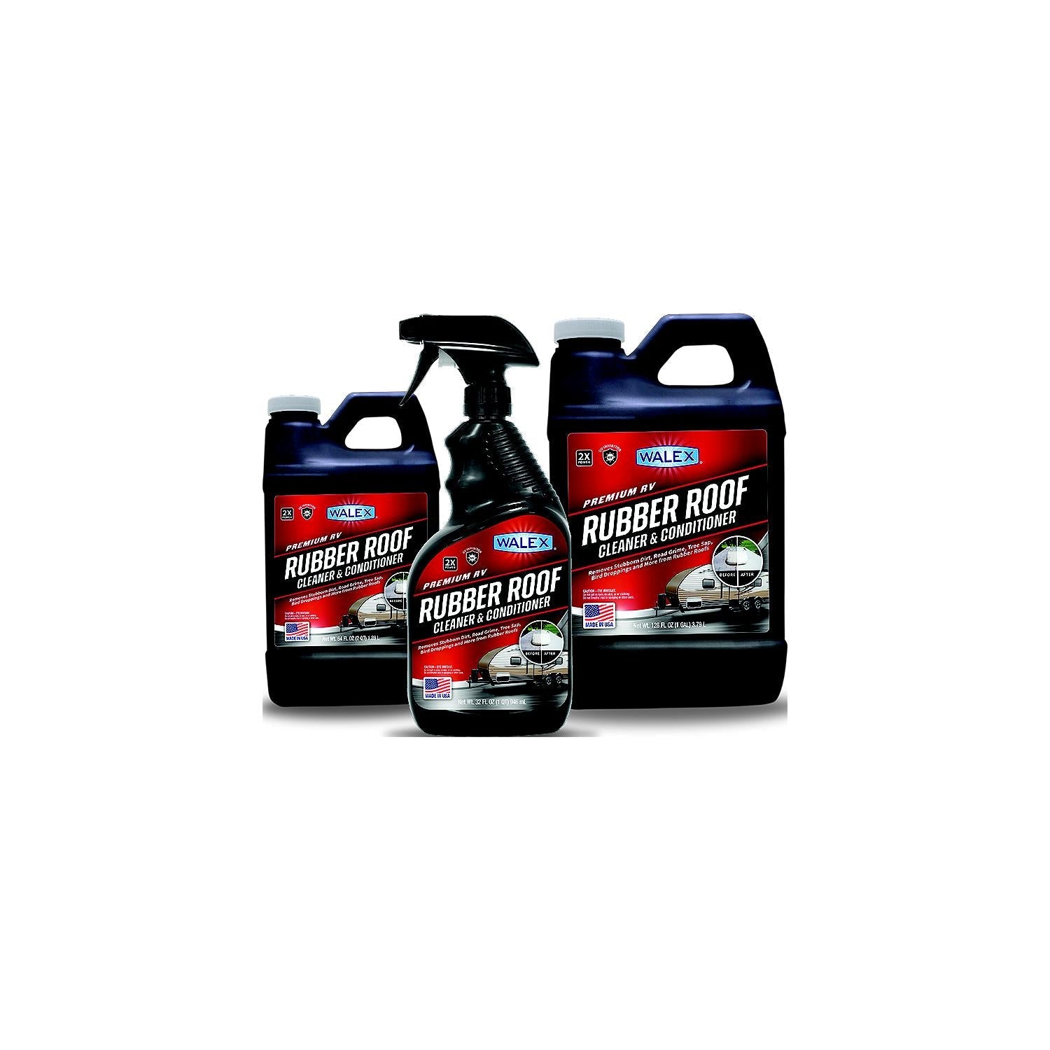 Walex Products WALRR32 Walex Rubber Roof Cleaner and Conditioner, 32 oz.