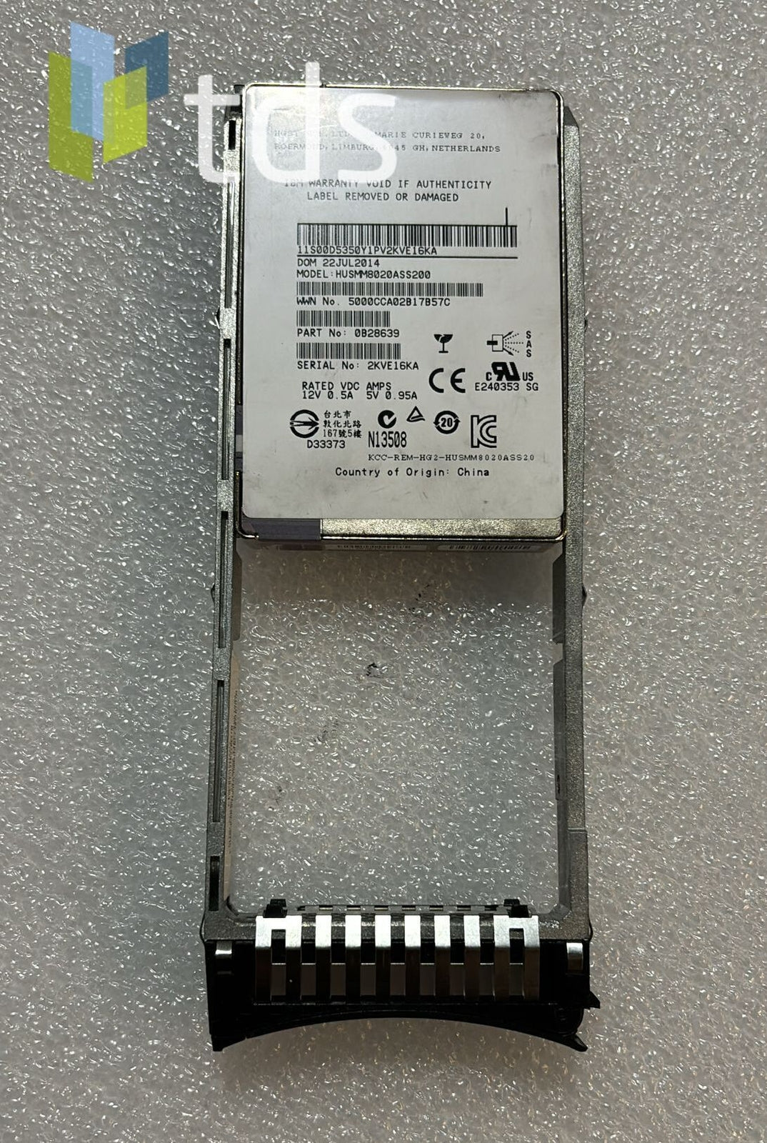 IBM 00AK372 - 200GB 2.5in Flash SSD 2078-AC93 | Alo Tech Solutions
