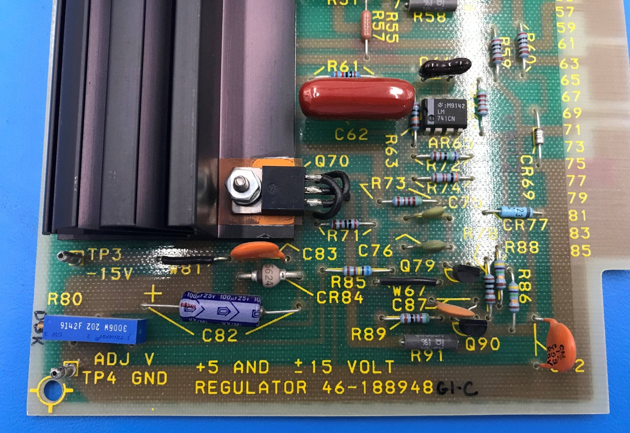 5V/+-15 V Regulator Board (46-188948 G1 C GE Advantx