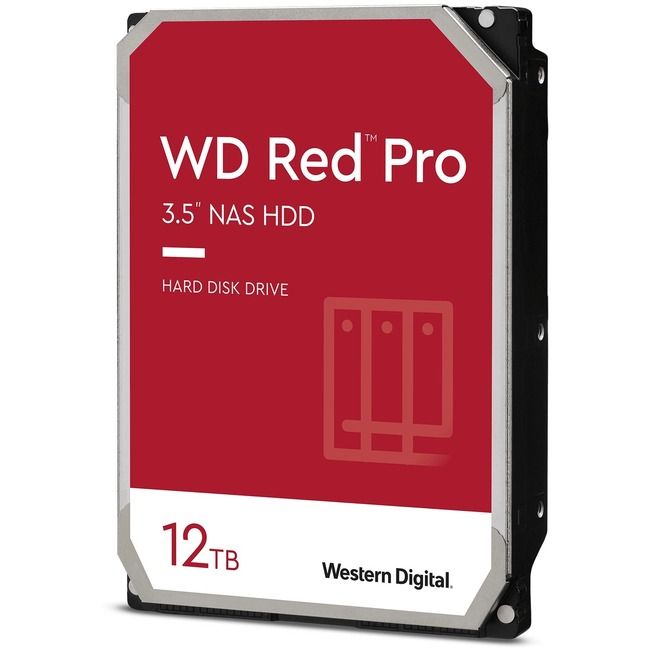 WD Red Pro 12TB 3.5-inch NAS Internal Hard Drive SATAIII 6Gbps CMR