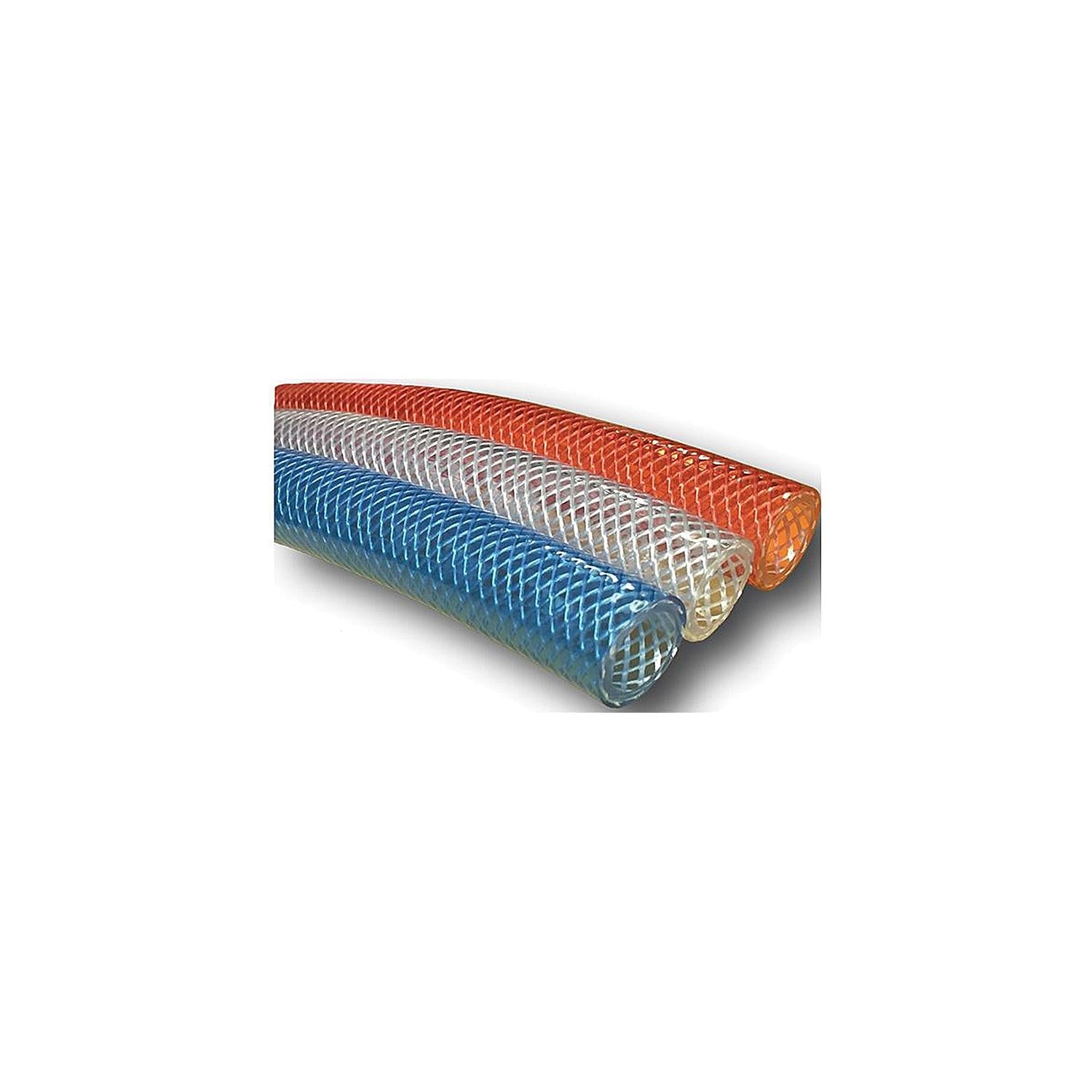Trident Marine 165-0386 PVC Blue Transparent Cover 3/8" x 50'