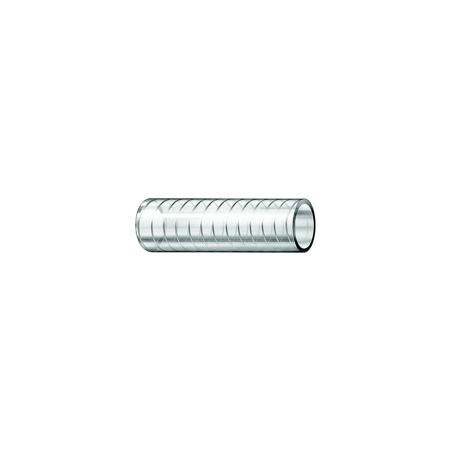 Trident Marine 163-1146 Trident Wire Reinforced Clear PVC Hose (FDA), 1-1/4" x 50'