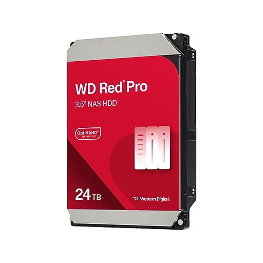 Western Digital Red Pro 24TB 3.5" SATA NAS Internal Hard Drive (WD240KFGX)
