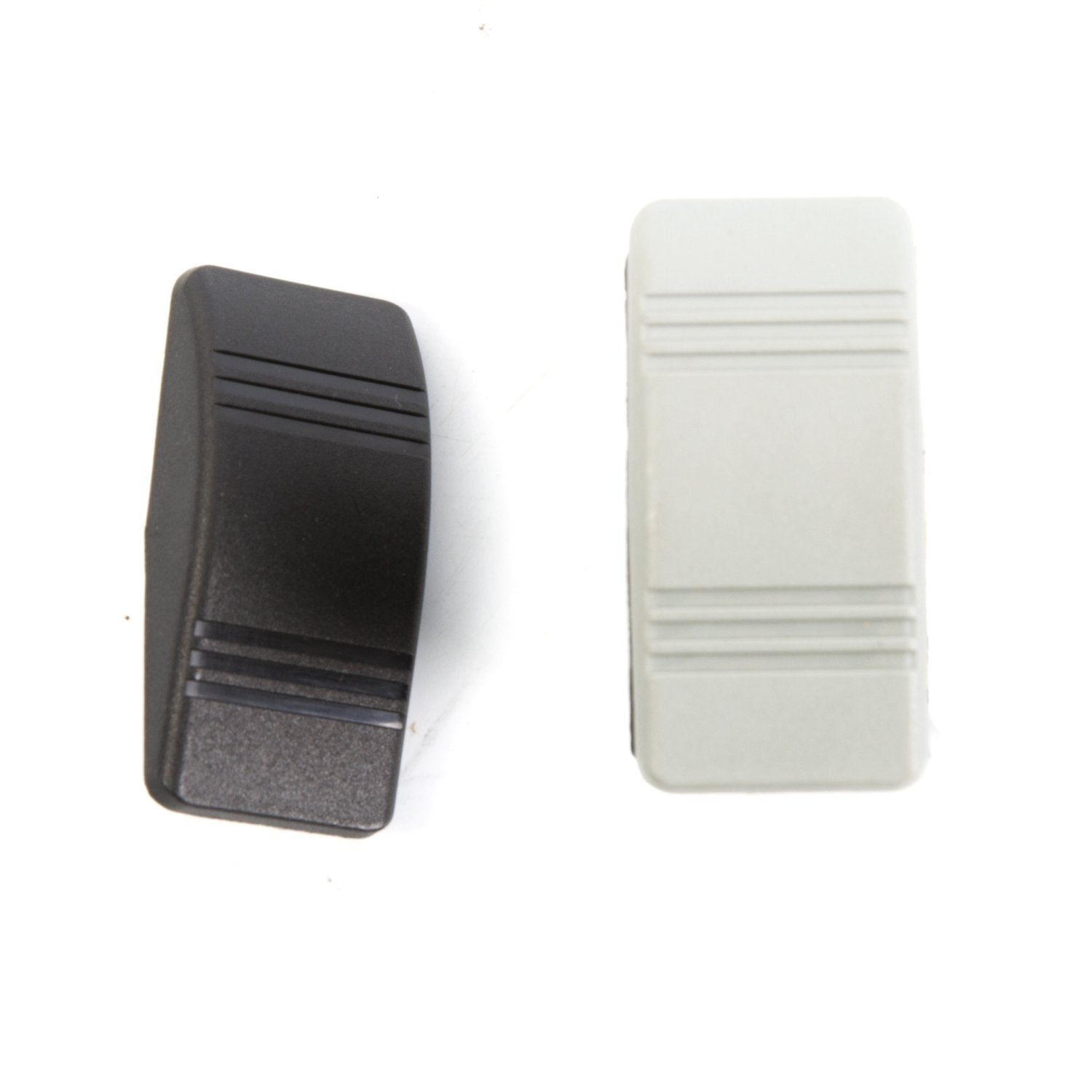 Sierra RK19690TP Contura III Non-Illuminated Weather Resistant Rocker Switch, Mom On/Off/Mom On, Black & Gray