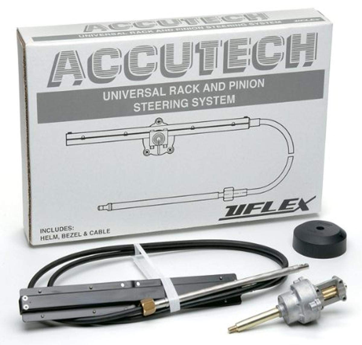 Uflex ACCUTECH11 11' Zerotorque Feedback Rack Steering System
