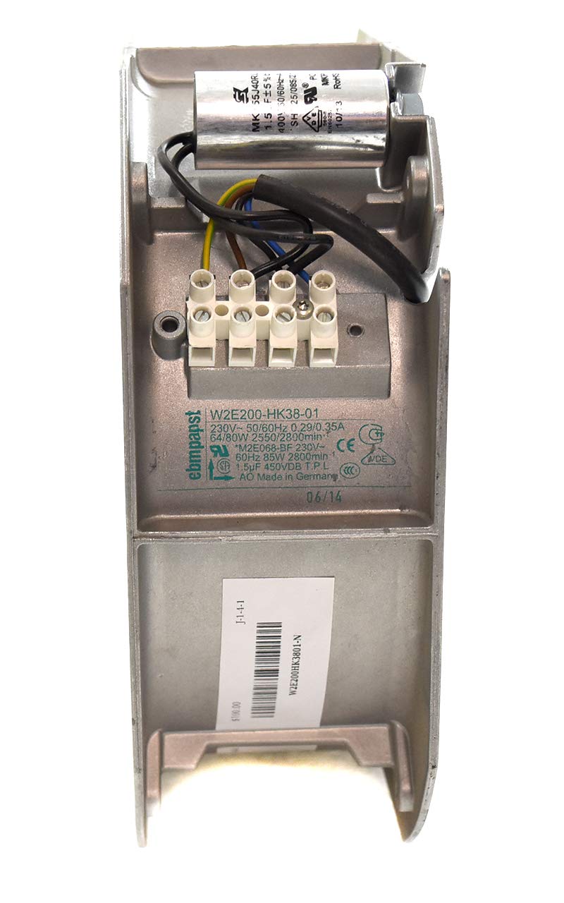 Ebm-papst W2E200-HK38-01 Axial Fan 1/pkg .35A 230V 2800RPM 80W 8.86 x 3.2 InchDimensions