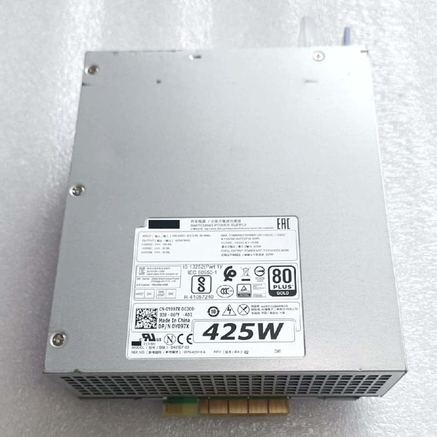425W Power Supply Unit L425EF-00 T5820 T7820 D425EF-03 Y097X 3W8F7