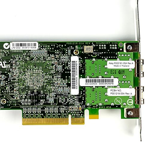 Emulex LPE12002 8Gb Dual Port Fibre Channel PCI-E FC HBA Adapter